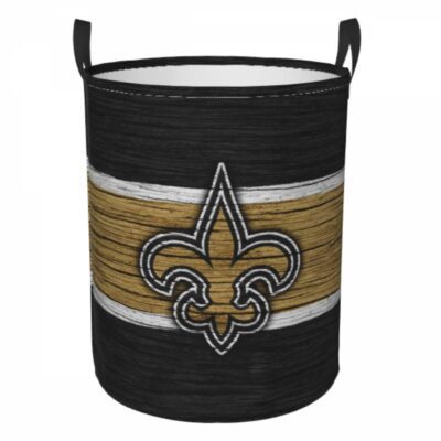 NFL New Orleans Saints Hamper Bag Laundry Basket For Laundry Room Or Bathroom LD818