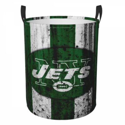 NFL New York Jets Hamper Bag Laundry Basket For Laundry Room Or Bathroom LD213