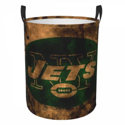 NFL New York Jets Hamper Bag Laundry Basket For Laundry Room Or Bathroom LD214