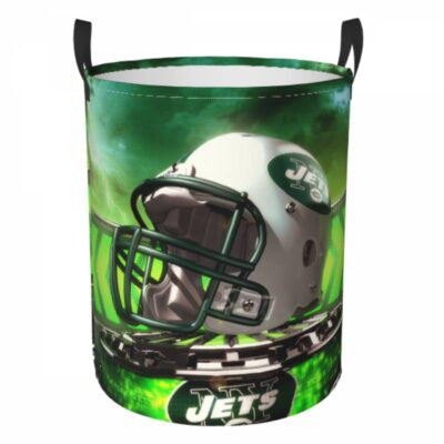 NFL New York Jets Hamper Bag Laundry Basket For Laundry Room Or Bathroom LD824