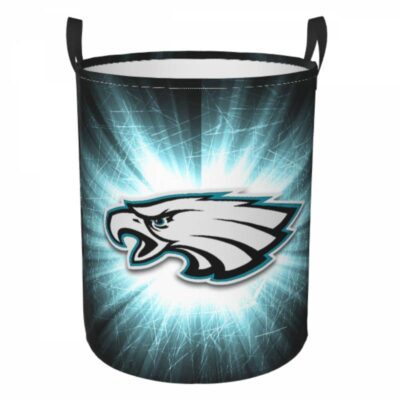 NFL Philadelphia Eagles Hamper Bag Laundry Basket For Laundry Room Or Bathroom LD828