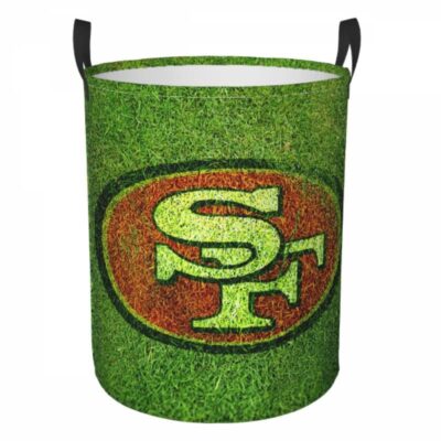 NFL San Francisco 49ers Hamper Bag Laundry Basket For Laundry Room Or Bathroom LD221