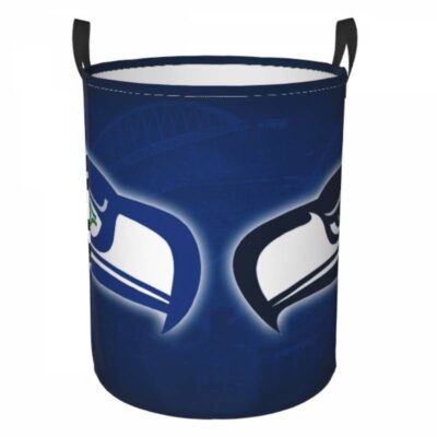 NFL Seattle Seahawks Hamper Bag Laundry Basket For Laundry Room Or Bathroom LD223