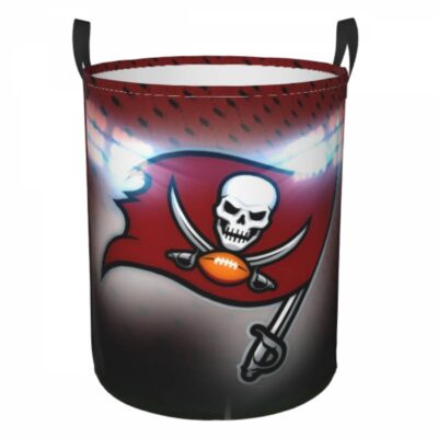 NFL Tampa Bay Buccaneers Hamper Bag Laundry Basket For Laundry Room Or Bathroom LD224