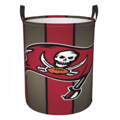 NFL Tampa Bay Buccaneers Hamper Bag Laundry Basket For Laundry Room Or Bathroom LD226