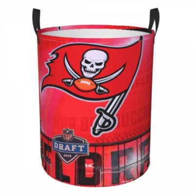 NFL Tampa Bay Buccaneers Hamper Bag Laundry Basket For Laundry Room Or Bathroom LD832