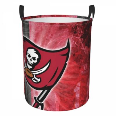 NFL Tampa Bay Buccaneers Hamper Bag Laundry Basket For Laundry Room Or Bathroom LD833