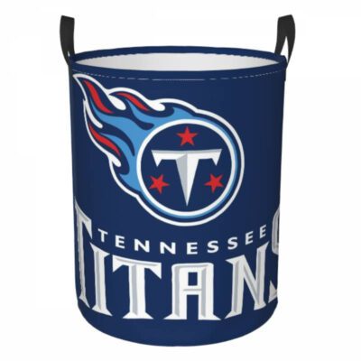 NFL Tennessee Titans Hamper Bag Laundry Basket For Laundry Room Or Bathroom LD227