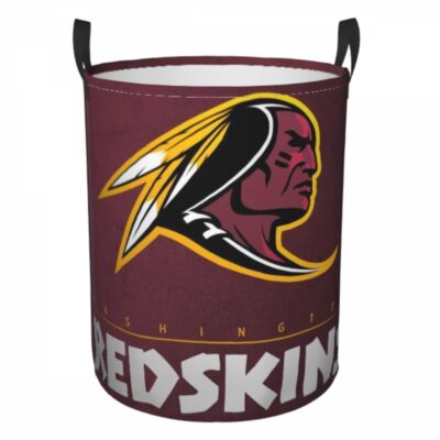 NFL Washington Redskins Football Team Hamper Bag Laundry Basket For Laundry Room Or Bathroom LD703
