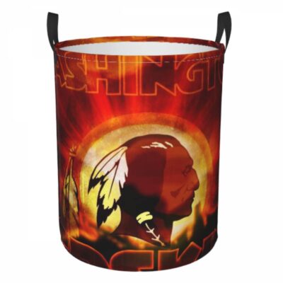 NFL Washington Redskins Football Team Hamper Bag Laundry Basket For Laundry Room Or Bathroom LD704