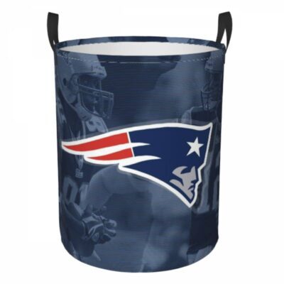 New England Patriots Hamper Bag Laundry Basket For Laundry Room Or Bathroom LD281