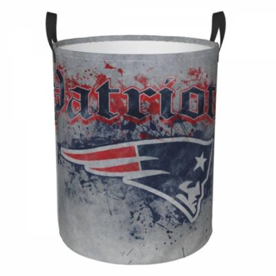 New England Patriots Hamper Bag Laundry Basket For Laundry Room Or Bathroom LD764