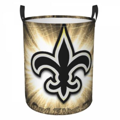 New Orleans Saints Hamper Bag Laundry Basket For Laundry Room Or Bathroom LD284
