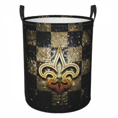 New Orleans Saints Hamper Bag Laundry Basket For Laundry Room Or Bathroom LD285