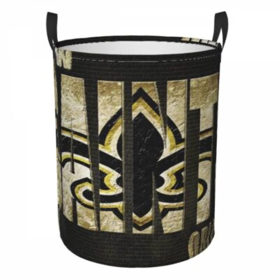 New Orleans Saints Hamper Bag Laundry Basket For Laundry Room Or Bathroom LD768