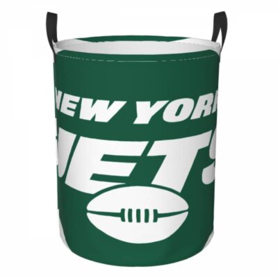 New York Jets Hamper Bag Laundry Basket For Laundry Room Or Bathroom LD166