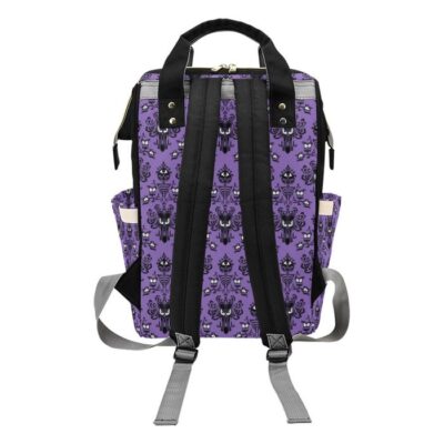 Original Haunted Mansion Wallpaper Diaper Bag Backpack Multifunctional Backpack 2