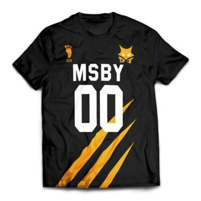 Personalized MSBY Black Jackals Unisex T Shirt 2