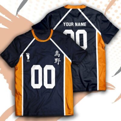 Personalized Team Karasuno Unisex T Shirt 1