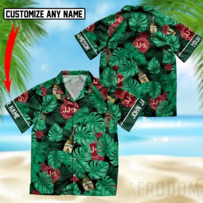 Personalized Tropical Jameson Hawaiian Shirt And Shorts Set 1 Personalized Tropical Jameson Hawaiian Shirt And Shorts Set 1