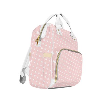 Pink Mickey Mouse Diaper Bag Backpack Multifunctional Backpack 2 Pink Mickey Mouse Diaper Bag Backpack Multifunctional Backpack 2