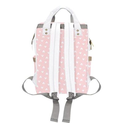 Pink Mickey Mouse Diaper Bag Backpack Multifunctional Backpack 3 Pink Mickey Mouse Diaper Bag Backpack Multifunctional Backpack 3