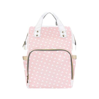 Pink Mickey Mouse Diaper Bag Backpack Multifunctional Backpack