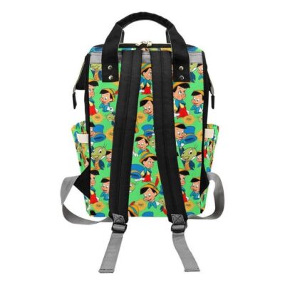 Pinocchio Diaper Bag Backpack Multifunctional Backpack 2 1