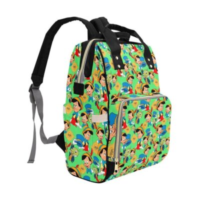 Pinocchio Diaper Bag Backpack Multifunctional Backpack 3 1
