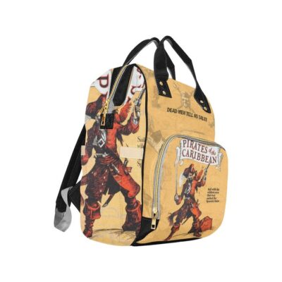 Pirates of the Caribbean Diaper Bag Backpack Multifunctional Backpack 2 Pirates of the Caribbean Diaper Bag Backpack Multifunctional Backpack 2
