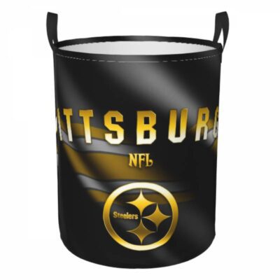 Pittsburgh Steelers Hamper Bag Laundry Basket For Laundry Room Or Bathroom LD234