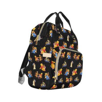 Pooh and Friends Diaper Bag Backpack Multifunctional Backpack 2