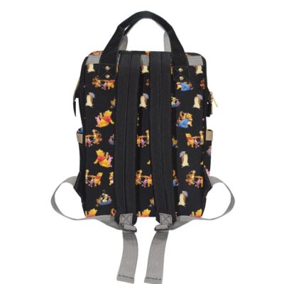 Pooh and Friends Diaper Bag Backpack Multifunctional Backpack 3