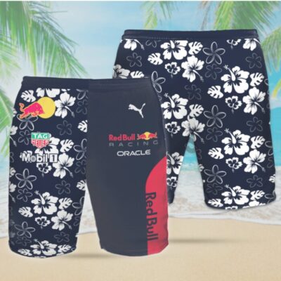 Red Bull Racing Oracle Hawaiian Beach Set - Racing Men's Hawaiian Beach Set - Hawaiian Shirt and Short For Summer 2 Red Bull Racing Oracle Hawaiian Beach Set Racing Mens Hawaiian Beach Set Hawaiian Shirt and Short For Summer 2