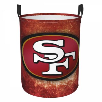 San Francisco 49ers Hamper Bag Laundry Basket For Laundry Room Or Bathroom LD709