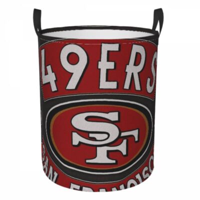 San Francisco 49ers Hamper Bag Laundry Basket For Laundry Room Or Bathroom LD841