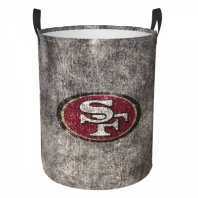 San Francisco 49ers Hamper Bag Laundry Basket For Laundry Room Or Bathroom LD842