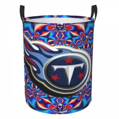 Tennessee Titans Hamper Bag Laundry Basket For Laundry Room Or Bathroom LD848