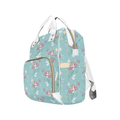 The Little Mermaid Diaper Bag Backpack Multifunctional Backpack 2 The Little Mermaid Diaper Bag Backpack Multifunctional Backpack 2