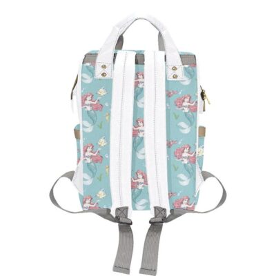 The Little Mermaid Diaper Bag Backpack Multifunctional Backpack 3 The Little Mermaid Diaper Bag Backpack Multifunctional Backpack 3