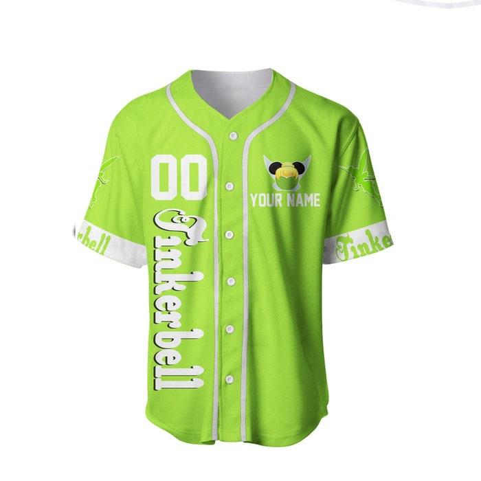 Tinker Bell Neon Green White | Disney Unisex Cartoon Graphic Casual ...