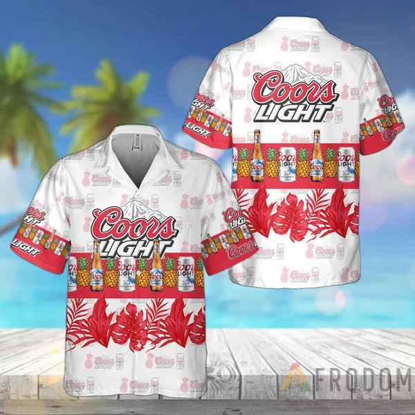 Tropical Pineapple Coors Light Hawaiian Shirt And Shorts Set – Let the ...