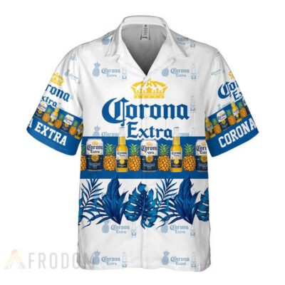 Tropical Pineapple Corona Extra Hawaiian Shirt And Shorts Set 2 Tropical Pineapple Corona Extra Hawaiian Shirt And Shorts Set 2