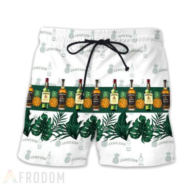 Tropical Pineapple Jameson Whiskey Hawaiian Shirt And Shorts Set 2 Tropical Pineapple Jameson Whiskey Hawaiian Shirt And Shorts Set 2