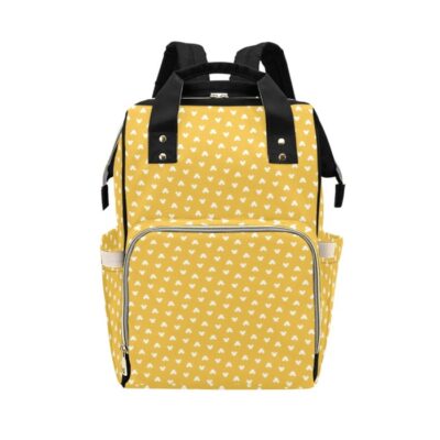 Yellow Mickey Mouse Diaper Bag Backpack Multifunctional Backpack