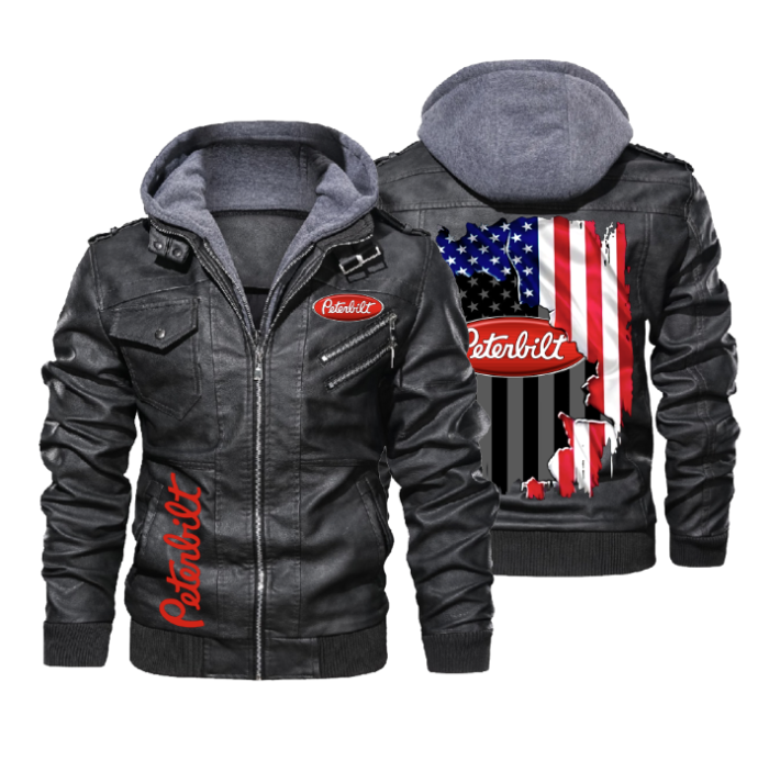 Peterbilt American flag Leather Jacket LJ2200 – Let the colors inspire you!