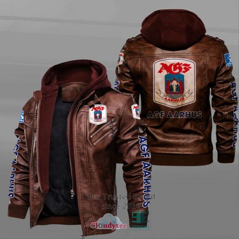 AGF Fodbold Leather Jacket LJ0011 1