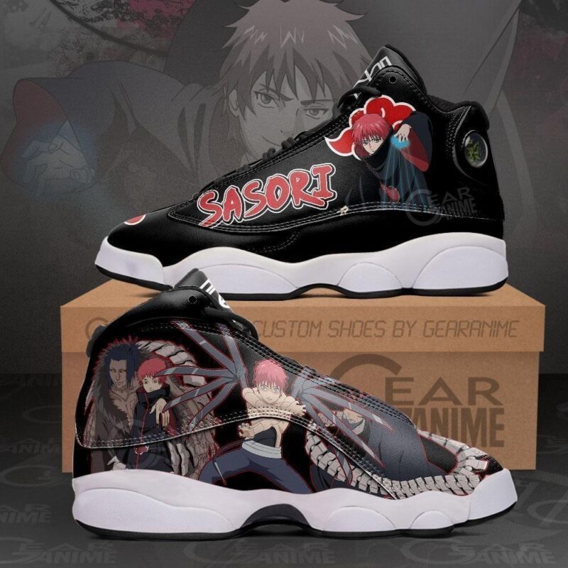 Akatsuki Sasori Naruto Custom Anime Shoes Air Jordan 13 Sneaker Hot 2022 JD14417