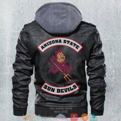 Arizona State Sun Devils NCAA Football Leather Jacket LJ0369