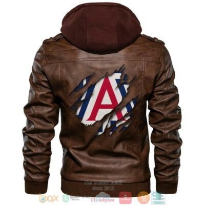 Arizona Wildcats NCAA Brown Leather Jacket LJ0378